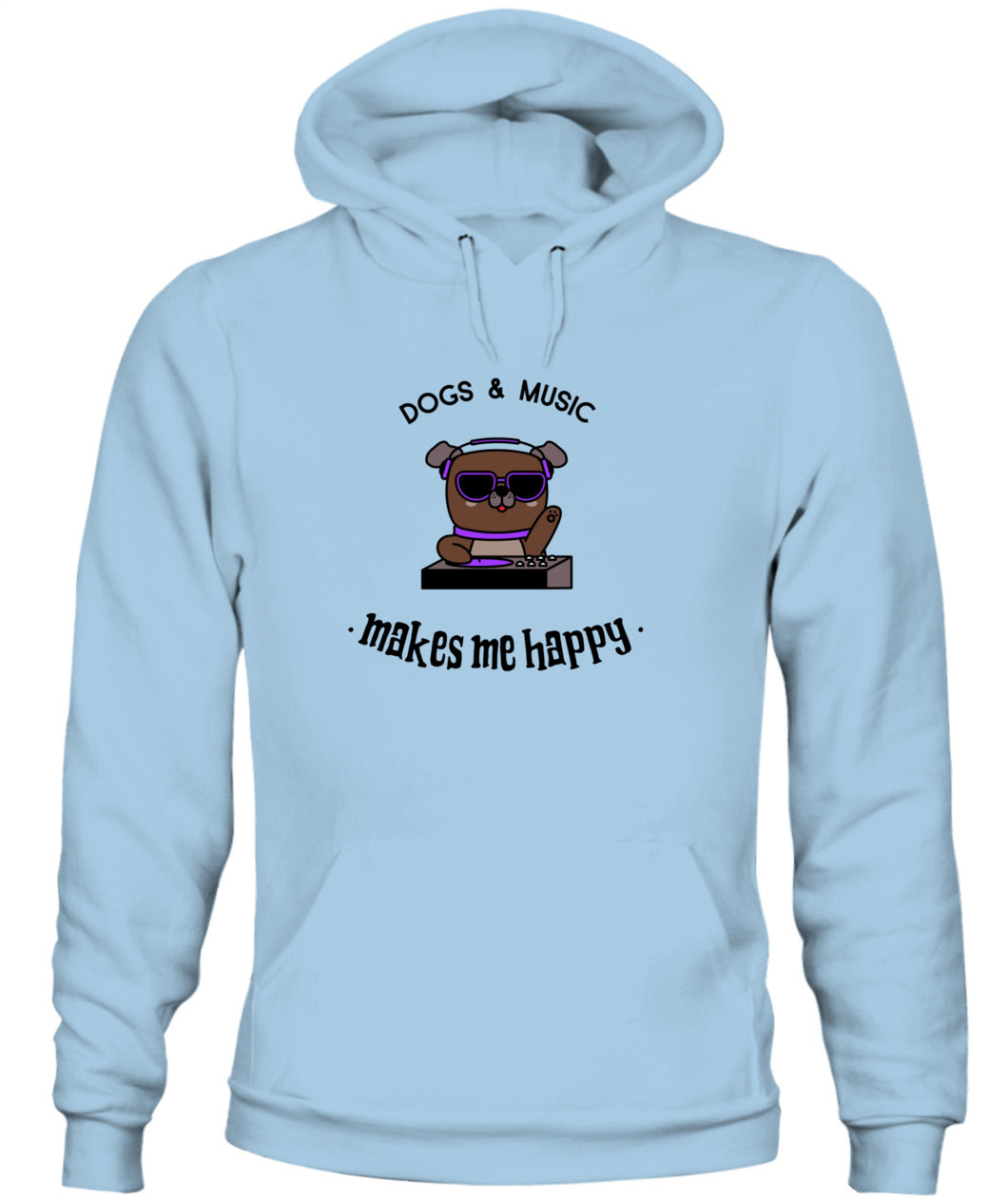 DJ Pug Life T Shirt – Spin It Like You Mean It - Unisex Hoodie