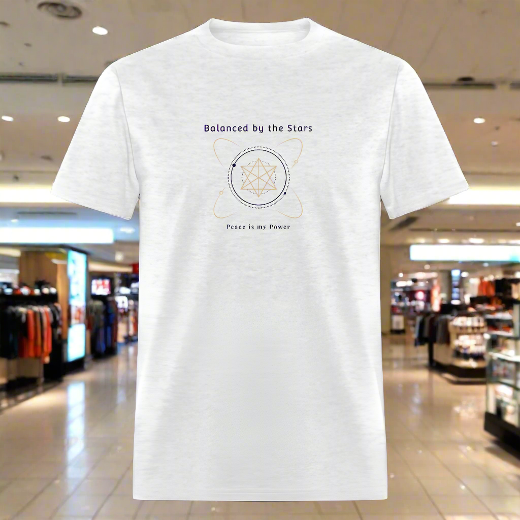Balanced by the Stars – Peace Is My Power - light heather gray