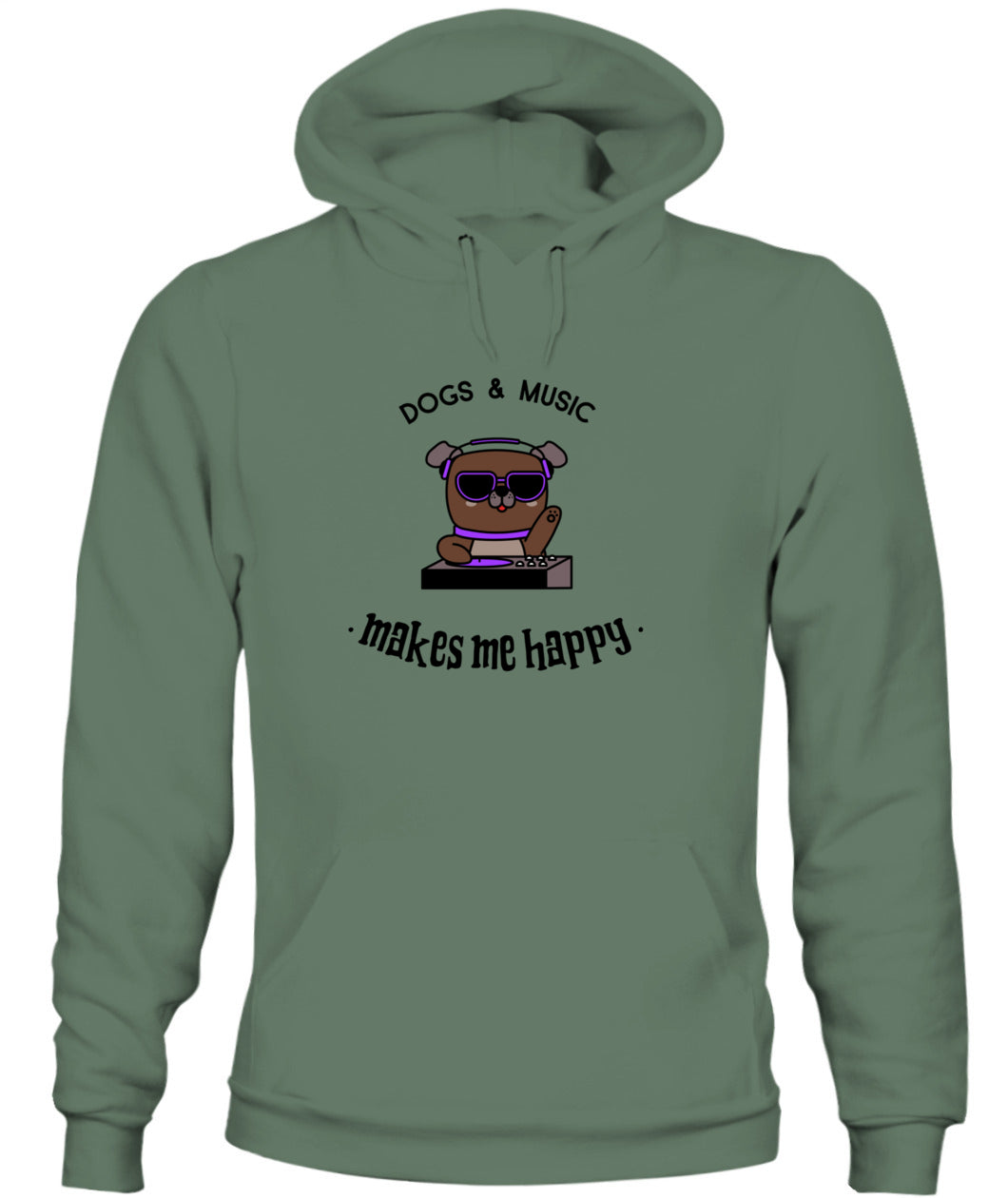 DJ Pug Life T Shirt – Spin It Like You Mean It - Unisex Hoodie