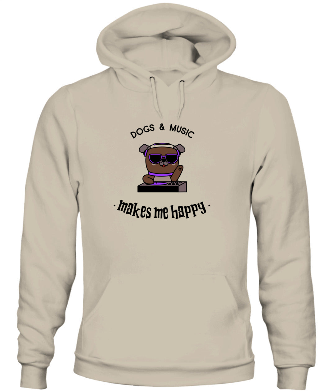 DJ Pug Life T Shirt – Spin It Like You Mean It - Unisex Hoodie