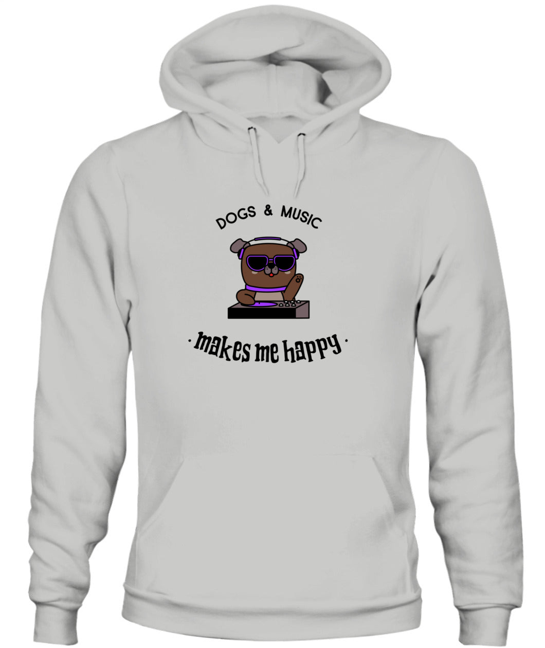 DJ Pug Life T Shirt – Spin It Like You Mean It - Unisex Hoodie