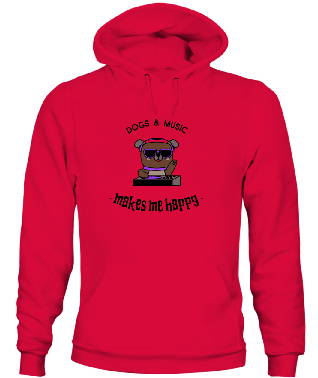 DJ Pug Life T Shirt – Spin It Like You Mean It - Unisex Hoodie