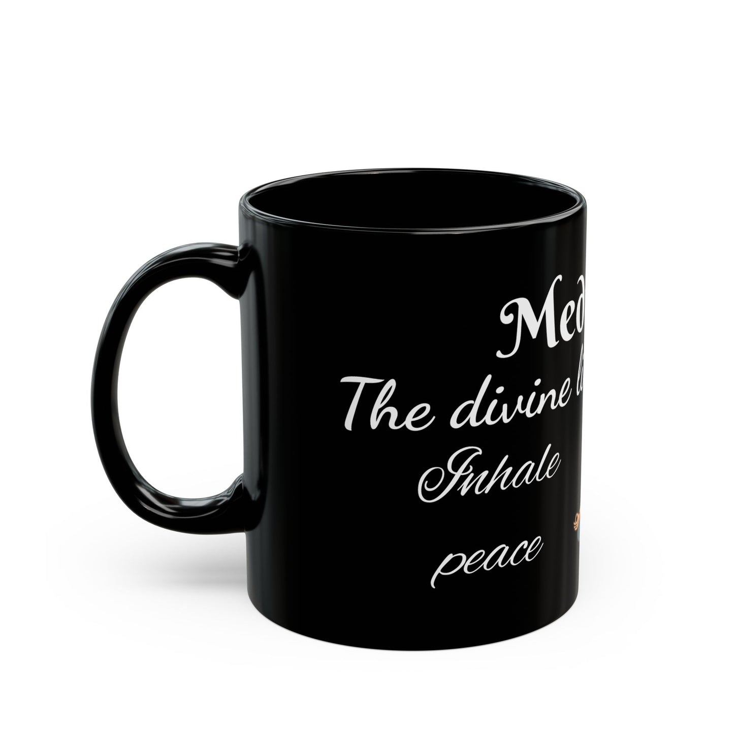 Meditation Mug – "The Divine Lives in Stillness" | 11 oz