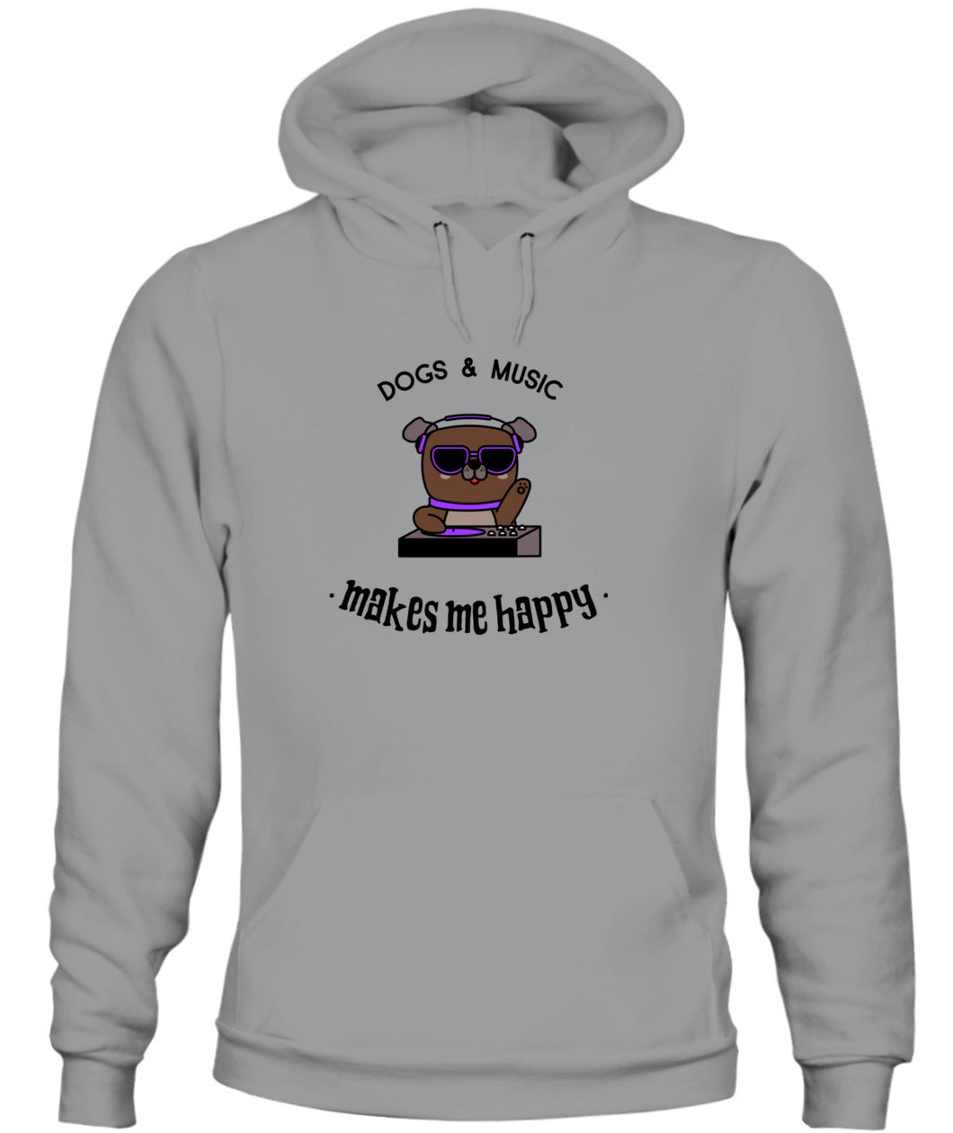DJ Pug Life T Shirt – Spin It Like You Mean It - Unisex Hoodie