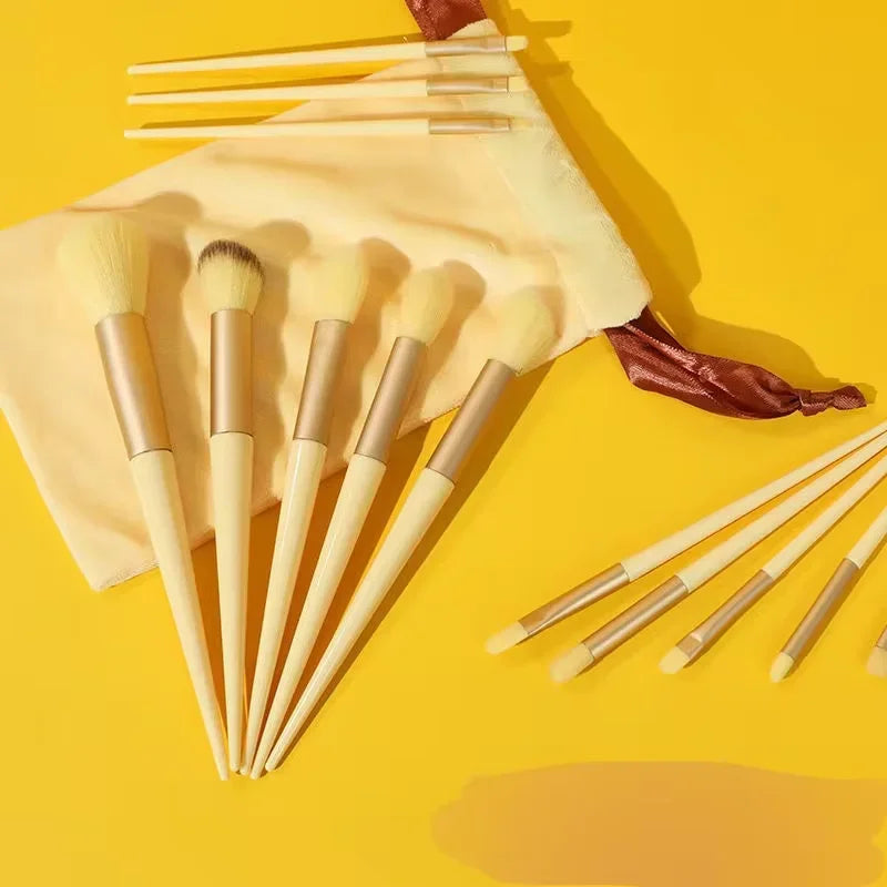 13-Piece Makeup Brush Set | Soft Synthetic Brushes for Face & Eyes