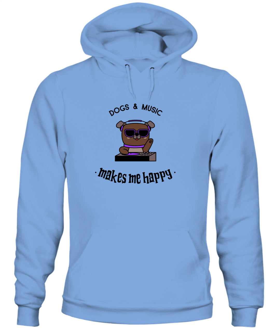 DJ Pug Life T Shirt – Spin It Like You Mean It - Unisex Hoodie