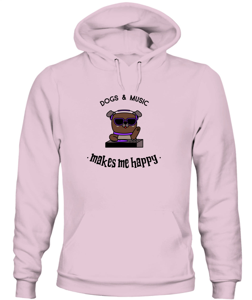 DJ Pug Life T Shirt – Spin It Like You Mean It - Unisex Hoodie
