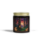 Scented Candles - Mystical Forest Coconut Apricot Wax (4oz, 9oz), Ethereal Mushrooms Design, Relaxing Candle, Home Decor, Aromatherapy