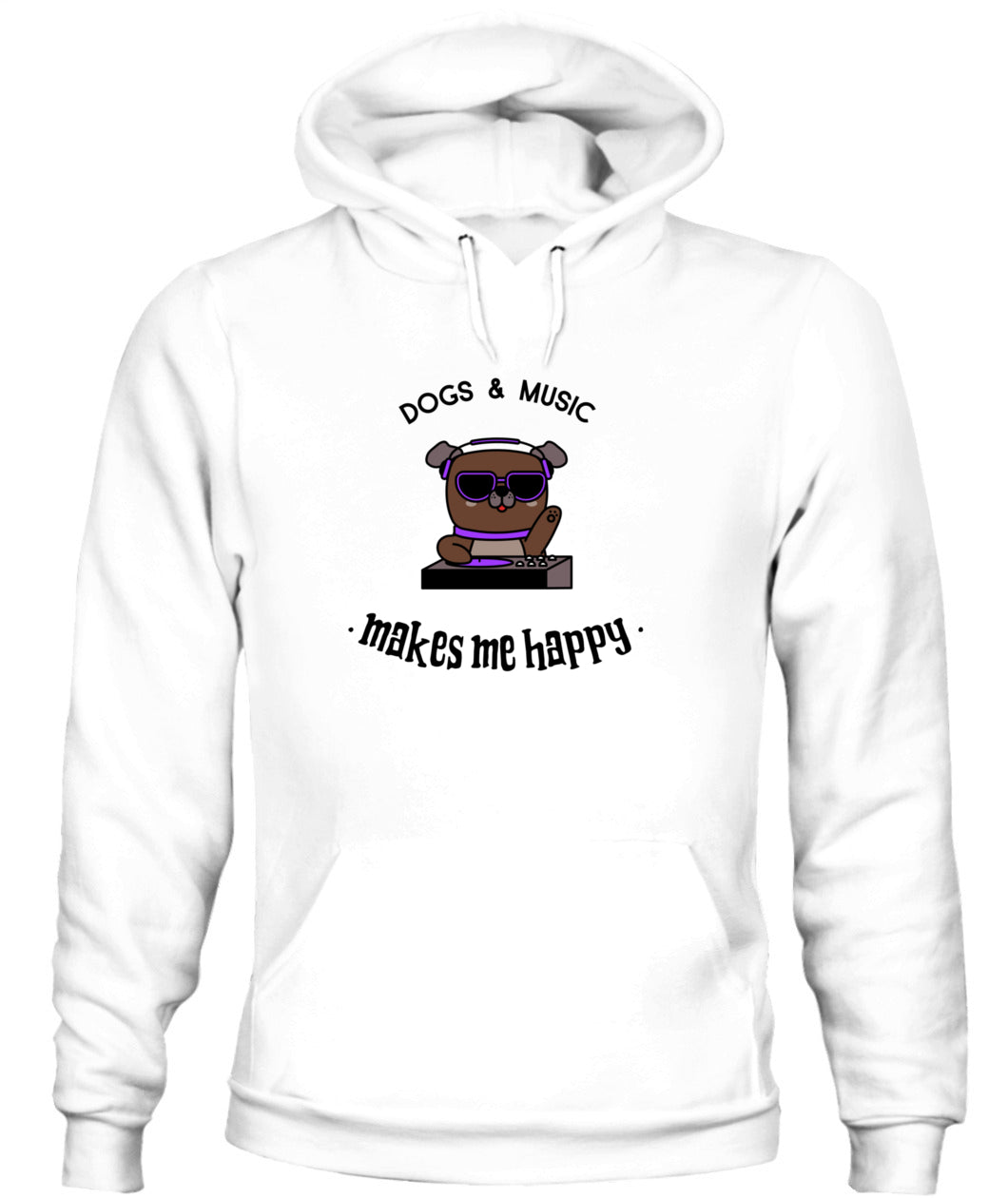 DJ Pug Life T Shirt – Spin It Like You Mean It - Unisex Hoodie 